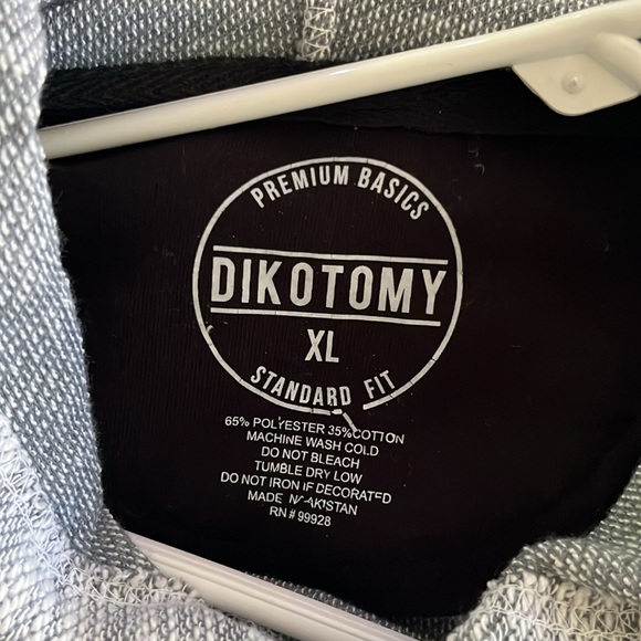 Dikotomy terry pullover hoodie size XL - Picture 5 of 6